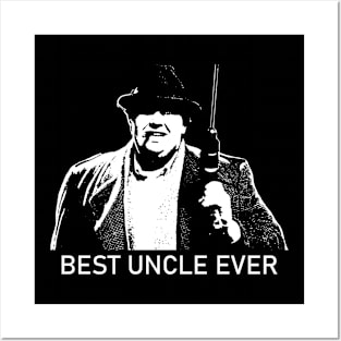 uncle buck best ever black retro Posters and Art